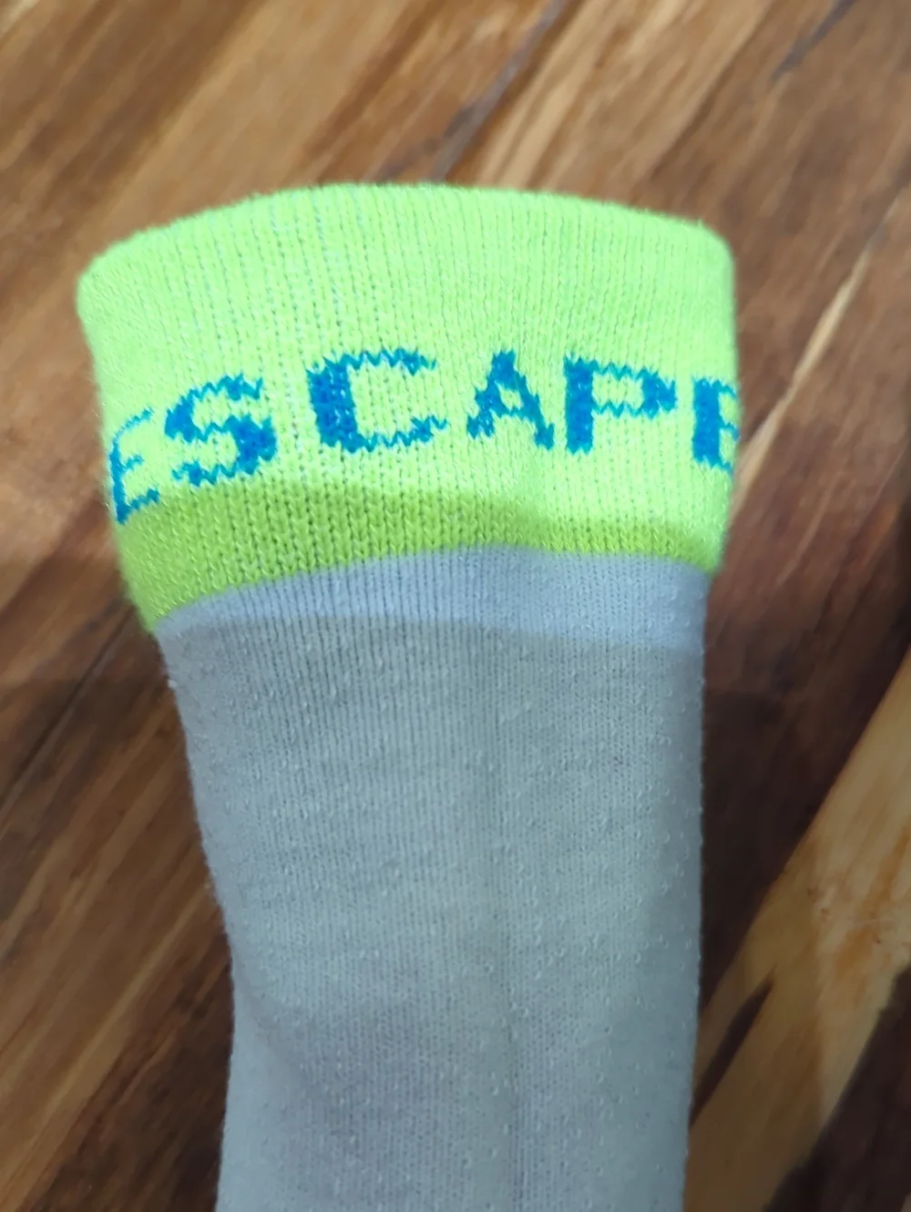 Kid's Performance Crew Socks - Neon Yellow & Blue (2 pair)